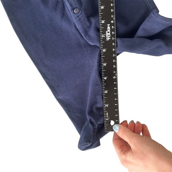 Ralph Lauren Baby Boys Navy Blue Shawl Collar Coverall - Picture 6 of 7